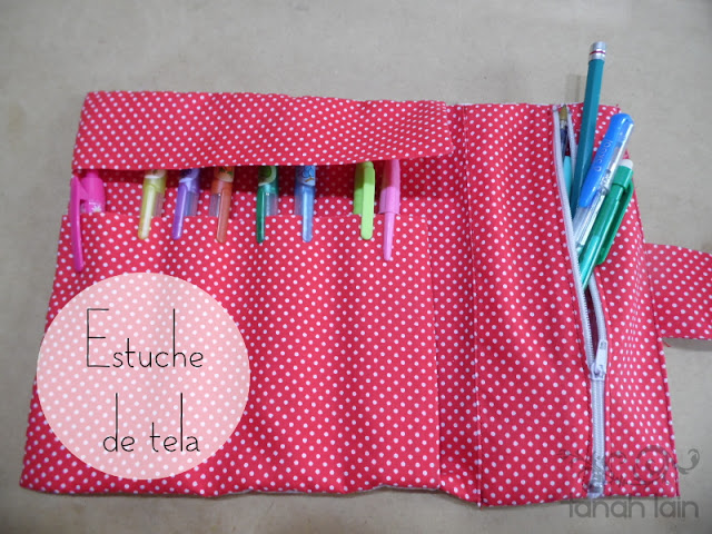 Estuches para el cole DIY