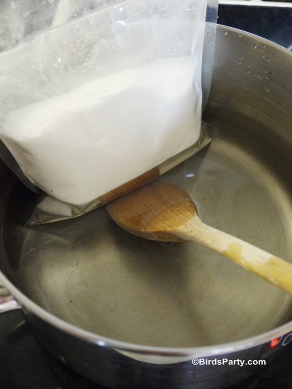 DIY Bougies scintillantes avec des pots de yaourt | BirsdParty.fr