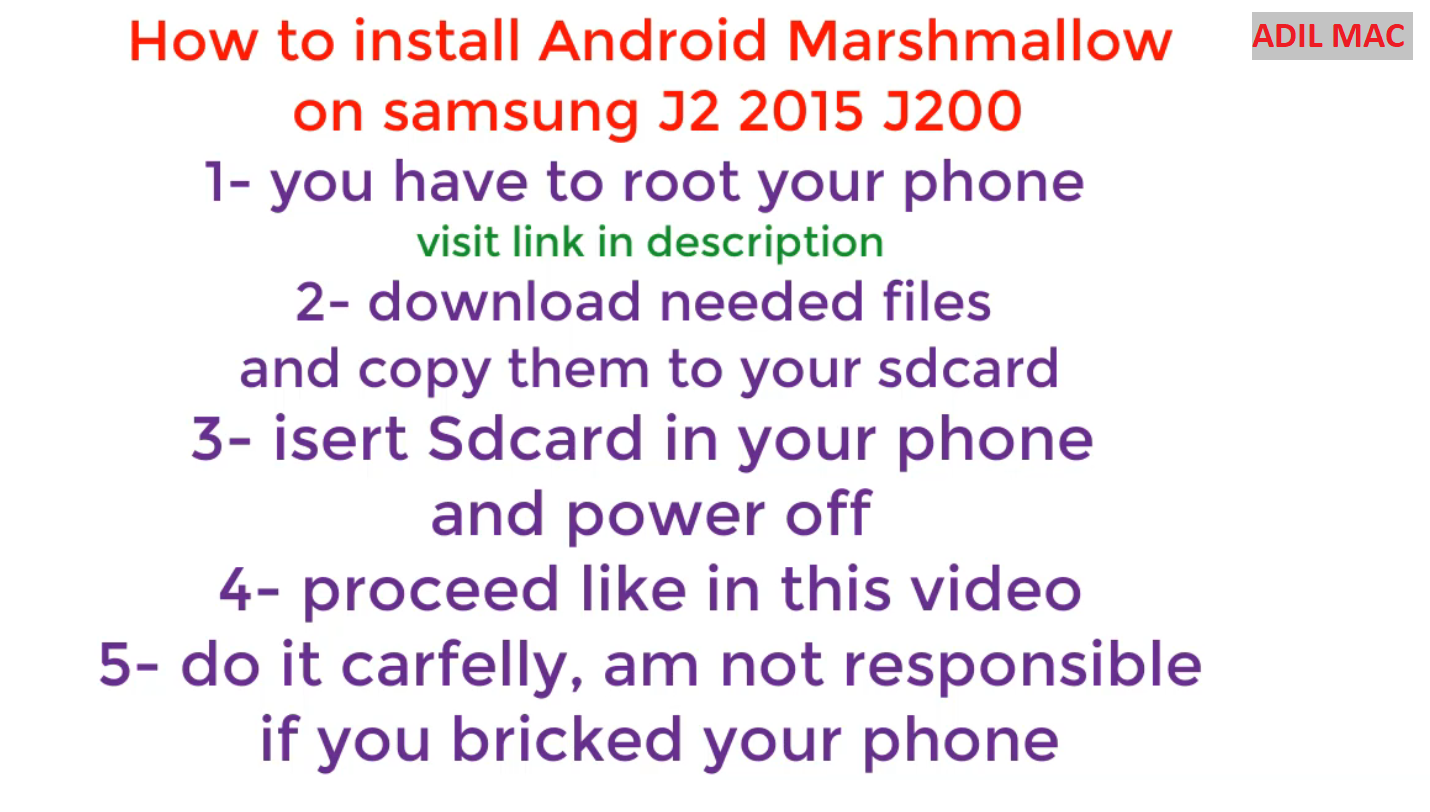 How To Install Android 6 0 1 Marshmallow On Samsung J2 J0f G Gu Mymobiletips