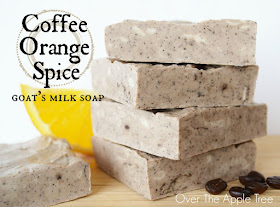 Coffee and Orange Melt and Pour Soap by Over The Apple Tree