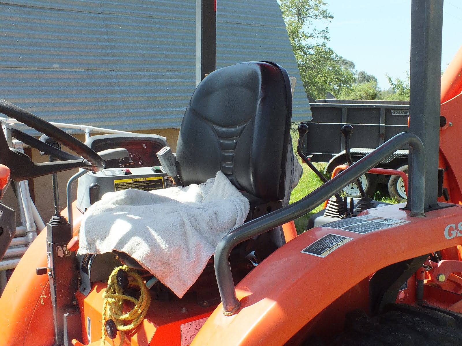 Thrift Shop Commando Me Made May and the Tractor Seat Cover