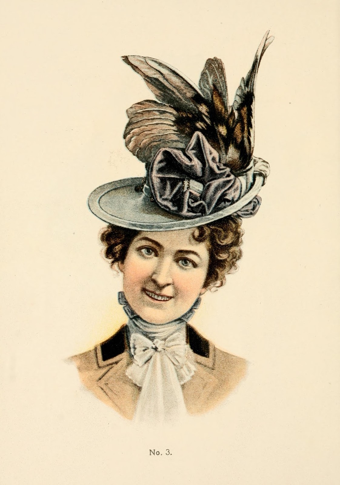 ThePaperSunflower: Fine Millinery--Fall and Winter Hats 1899-1900