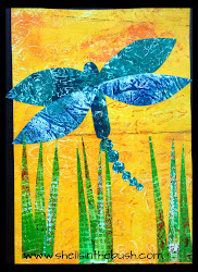 dragonfly acrylic paintings club giveaway hop gelli project prints
