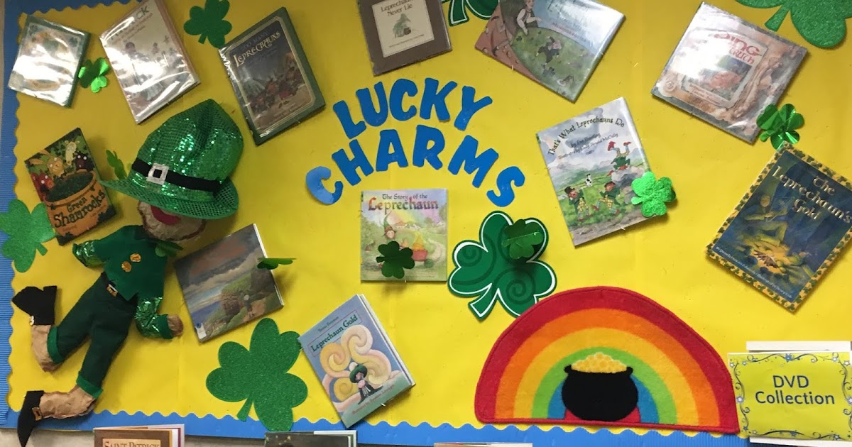The Curly Librarian: March Bulletin Boards