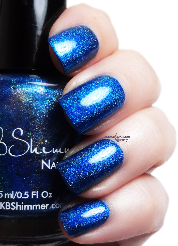 xoxoJen's swatch of KBShimmer - Navy Or Not, Here I Come