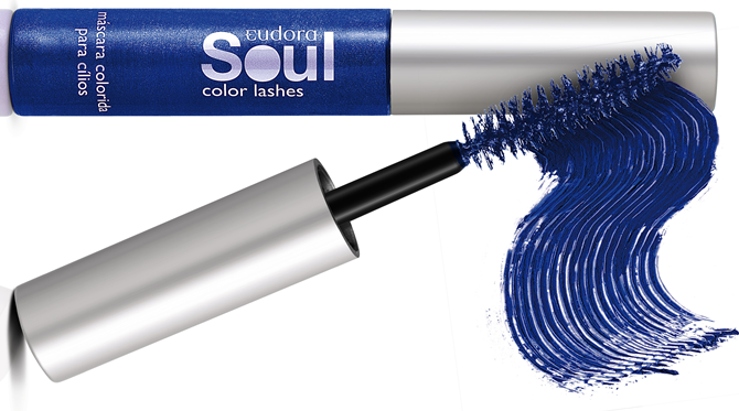 Color Lashes Máscara Colorida para Cílios: Mar Azul