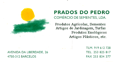 Prados do Pedro - Comercio de sementes ldª