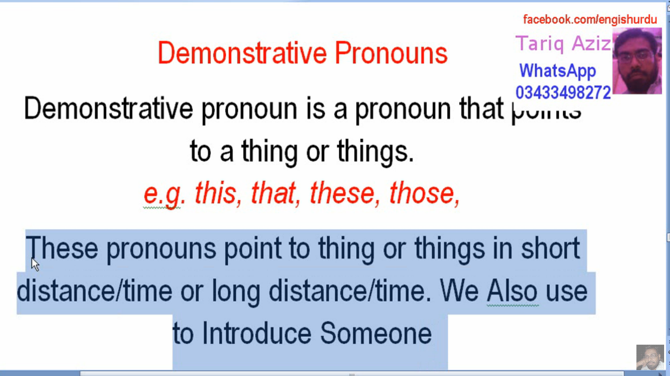grammar-lesson-nine-demonstrative-pronouns