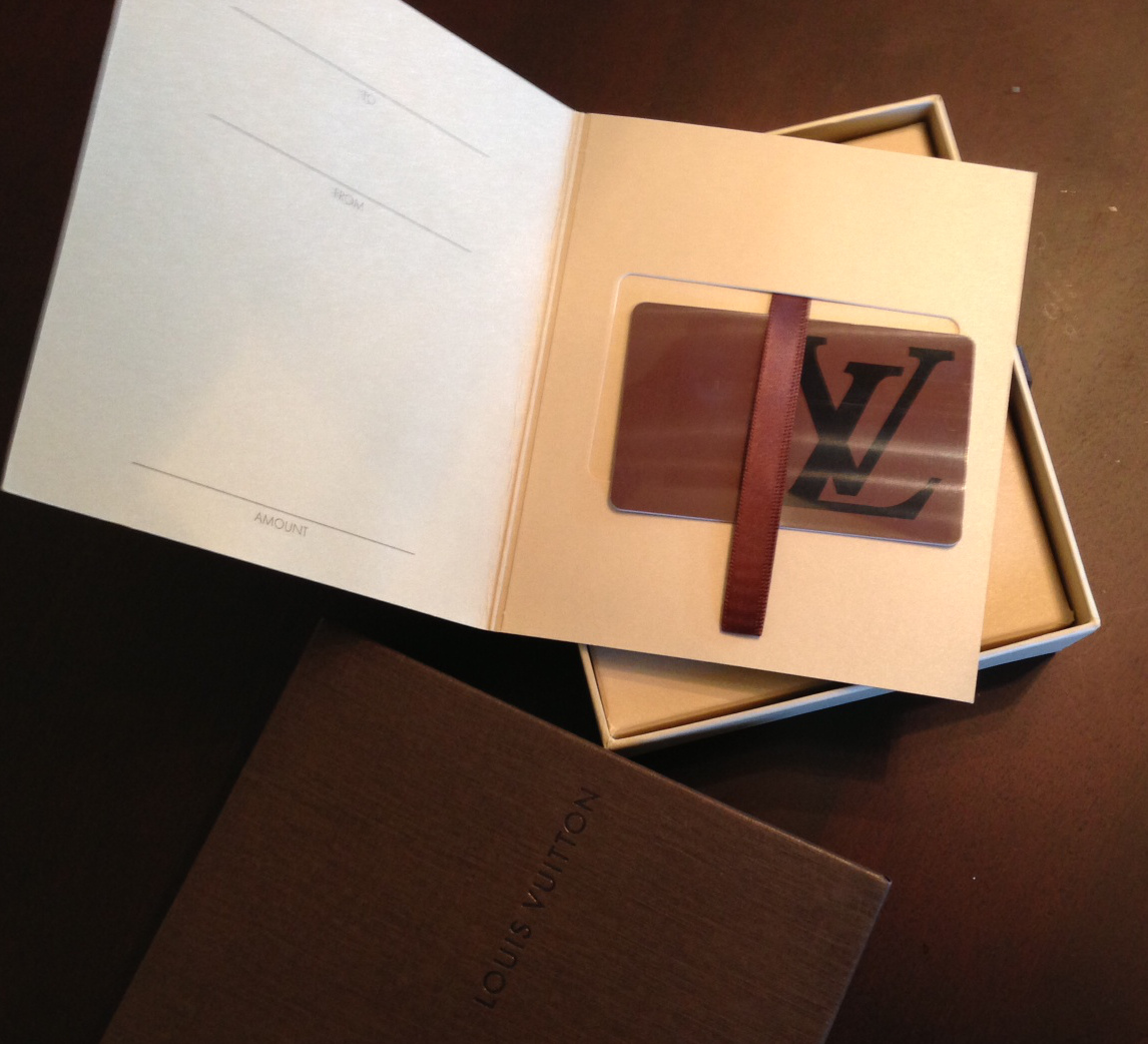 Louis Vuitton Valentine's Gift Card