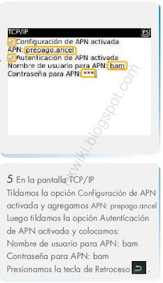 Configuracion APN Ancel Blackberry Ancel