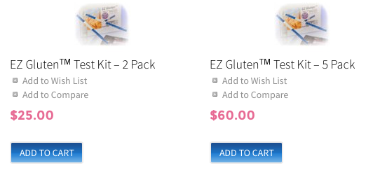  EZ Gluten Home Test Kit