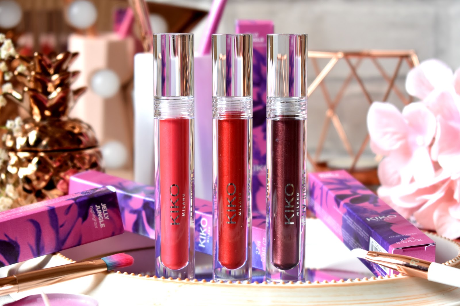 KIKO Jelly Jungle Collection Highlighter & Liquid Lipsticks Reviewed!