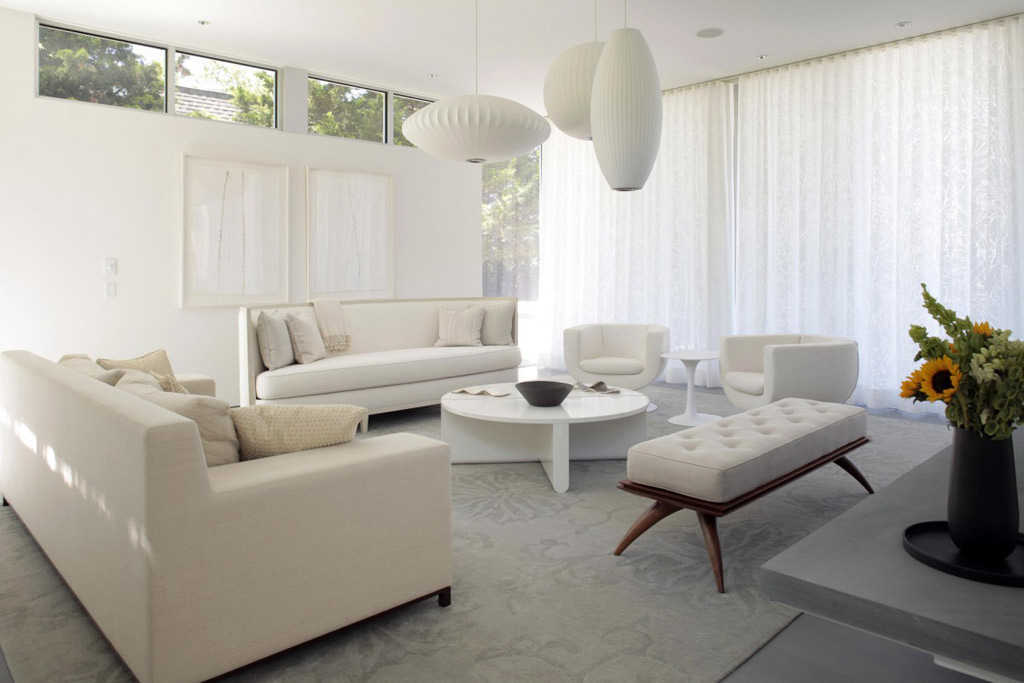 50 Desain Interior  Ruang Tamu Minimalis Modern dan 
