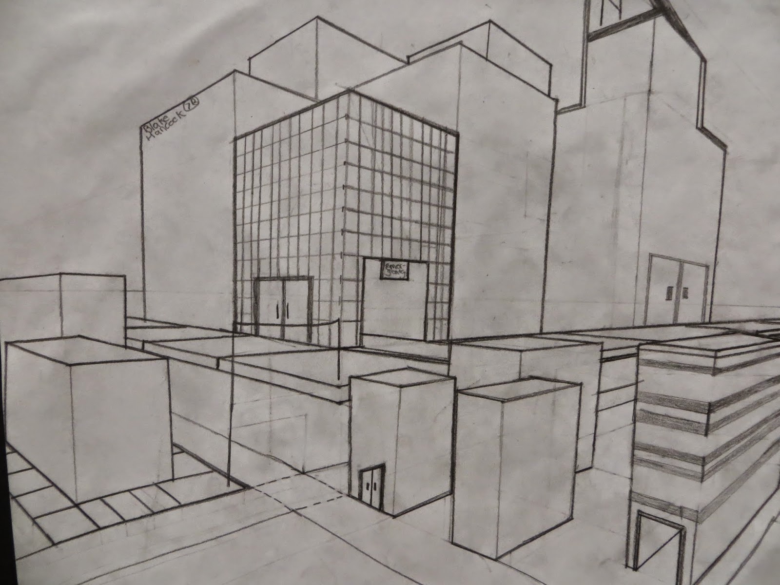 Shana's Art Room : 7th Grade Two Point Perspective