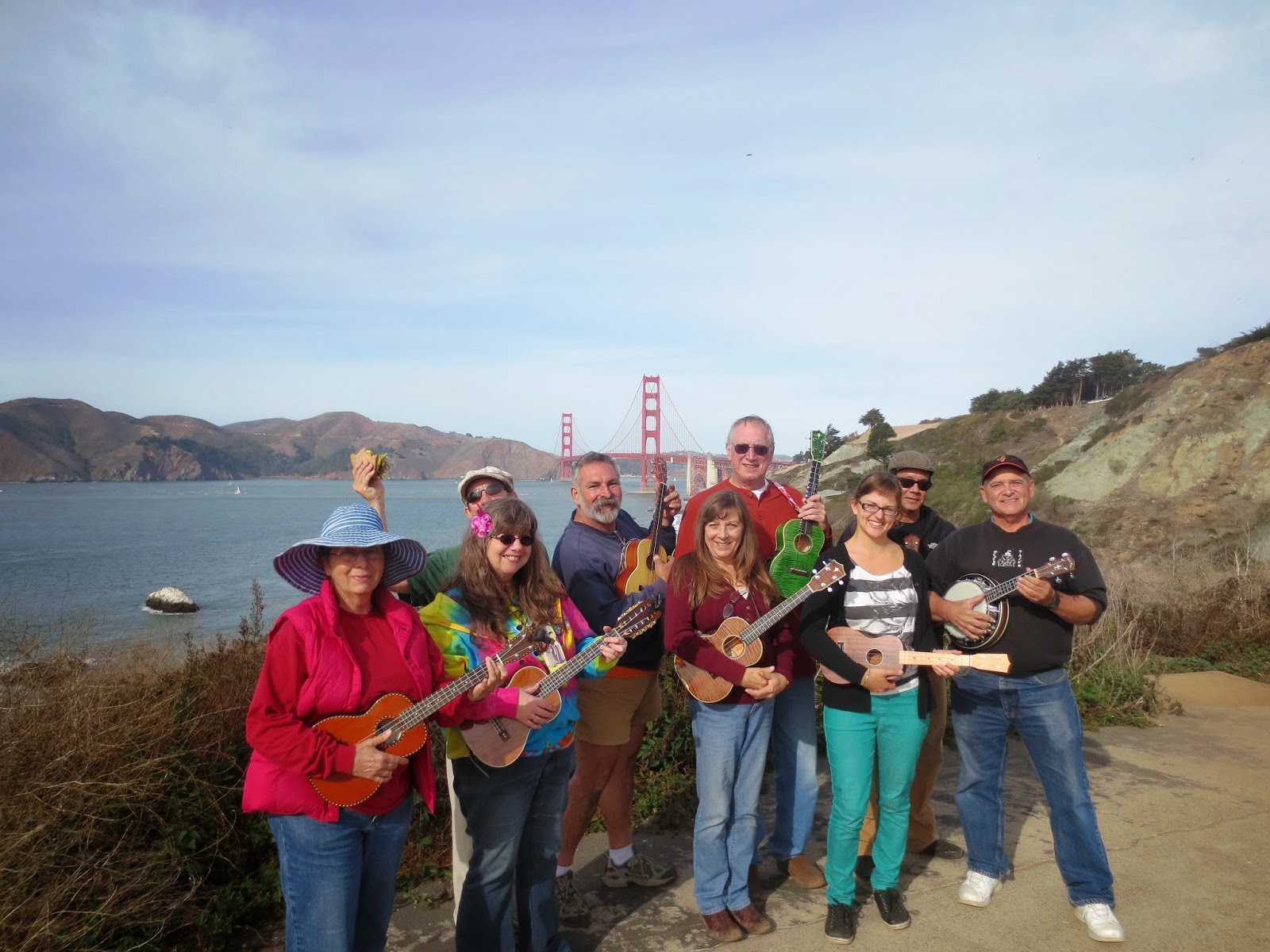Writer Chick With A Ukulele San Francisco Ukulele Rebellion Battery