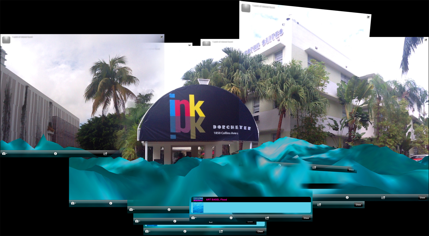 ART BASEL MIAMI FLOOD Ink Art Fair / ART BASEL Miami / flood