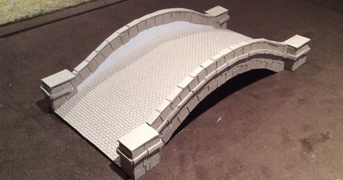 wargamesinthedungeon Cardboard Bridge 28 mm