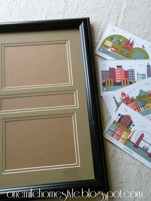 Picture Frame and Postcards