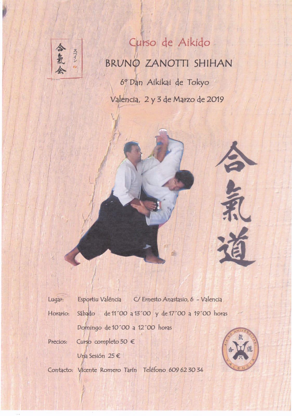 Curso Zanotti Shihan Valencia