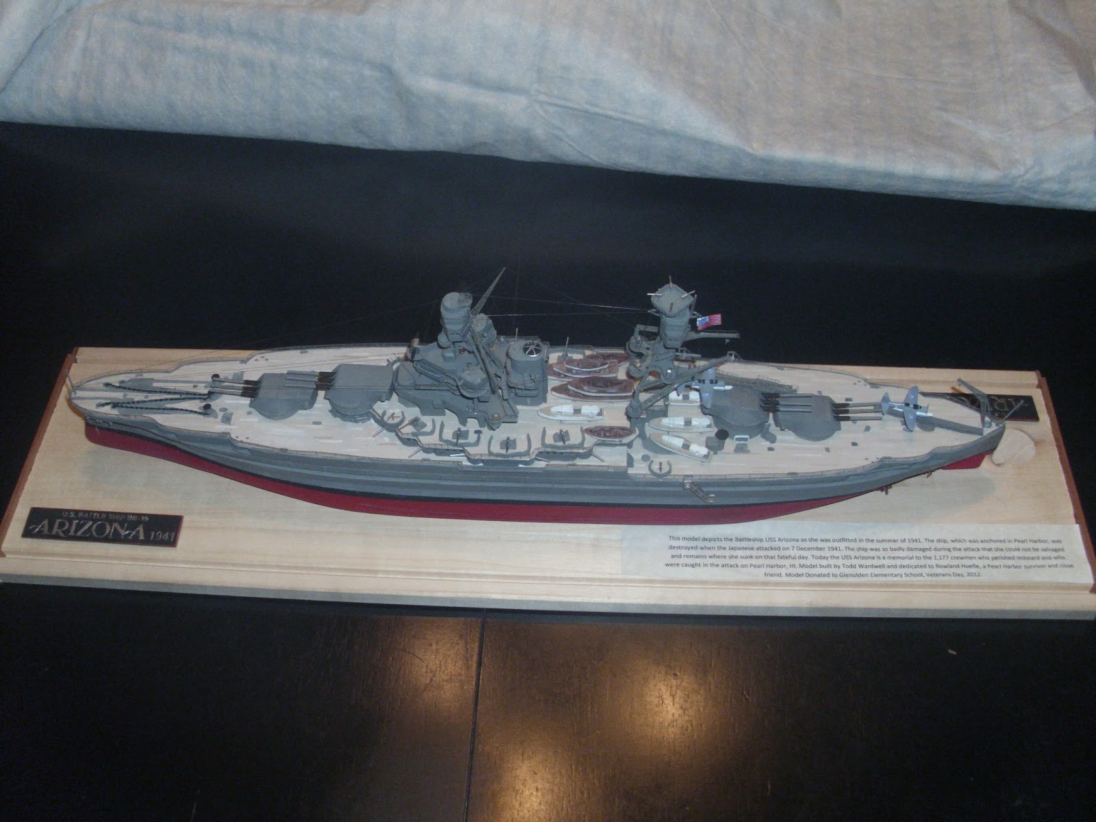 Highlanderburial's Hobby Blog: Trumpeter 1/350 USS Arizona