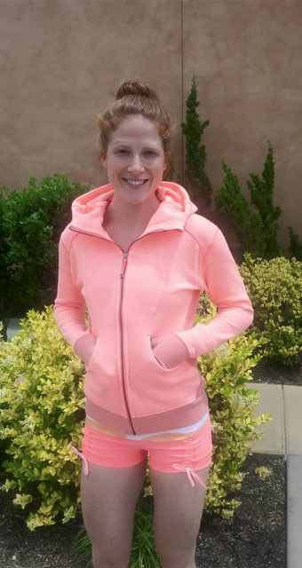 lululemon grapefruit on the daily hoodie