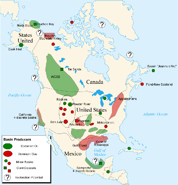 Map United States Natural Resources - Direct Map