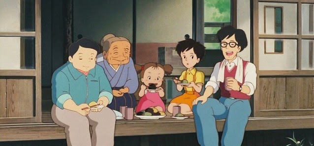 Tonari no Totoro mi vecino totoro mochi eating comiendo miyazaki となりのトトロ