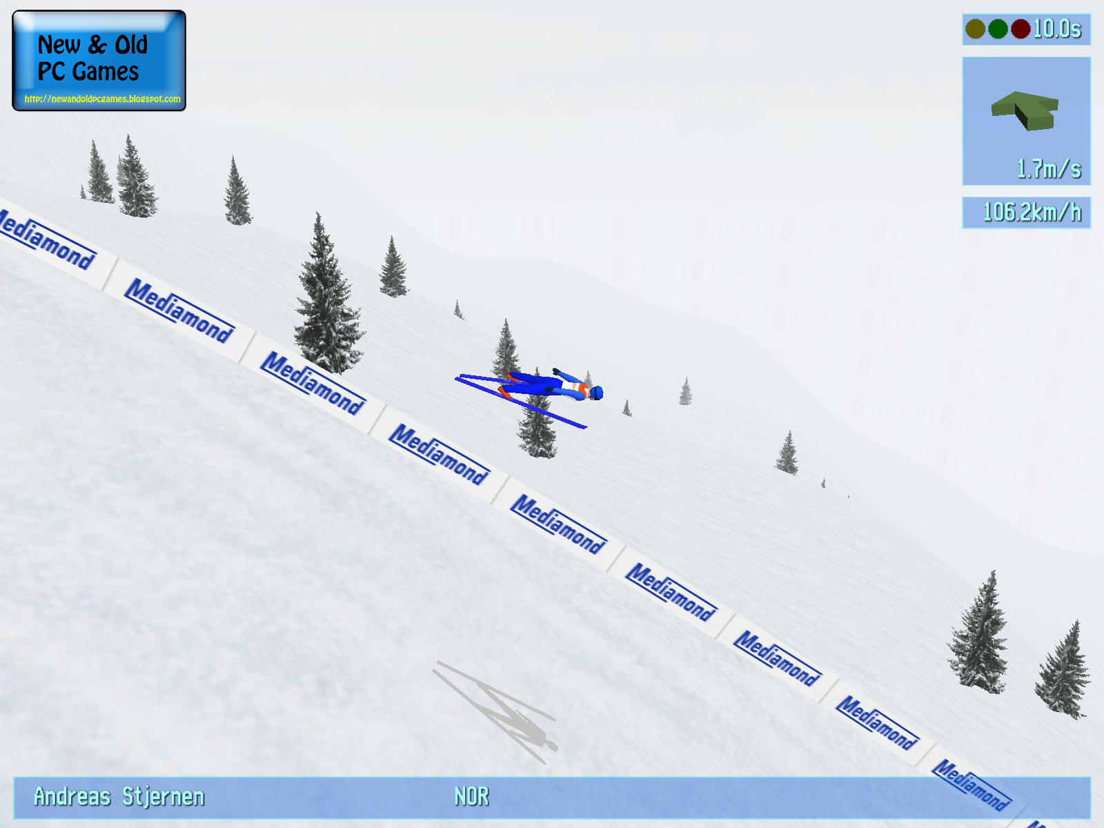 New and Old PC Games: Review: Deluxe Ski Jump 3