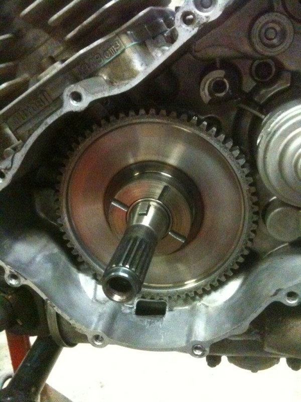 Yamaha Big Bear Rebuild Flywheel Key Not Broken