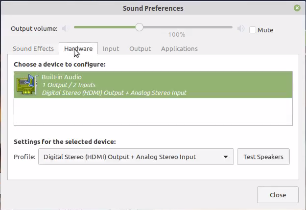 Mengatasi Audio Suara tidak Ada Saat Colok Monitor di Linux