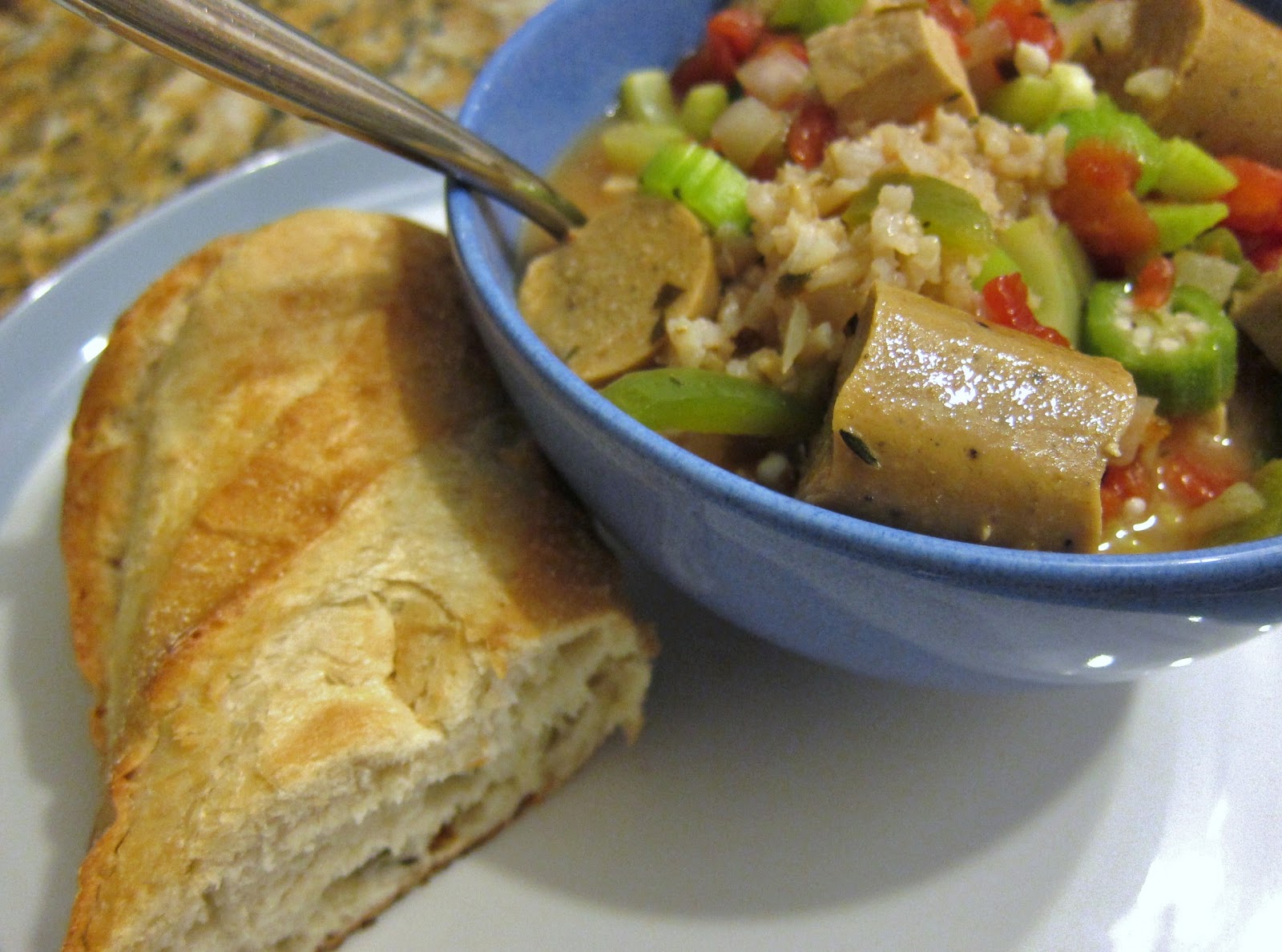 The Vegan Chronicle Sausage and Chicken Gumbo
