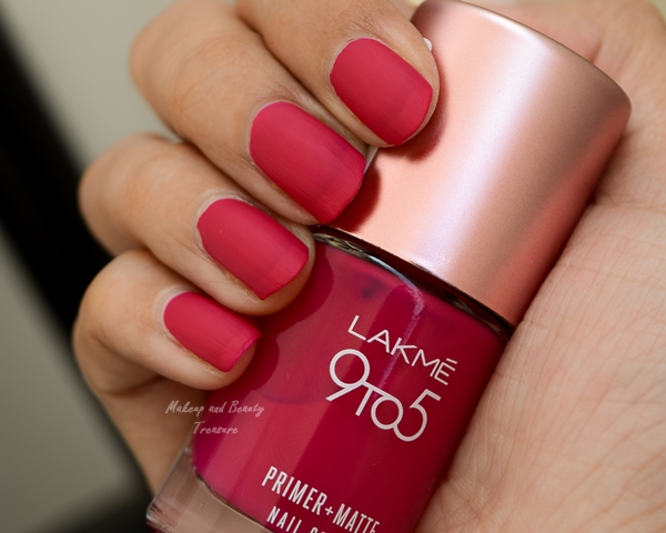 7. Lakme 9 to 5 Primer + Matte Nail Color Shades - wide 6