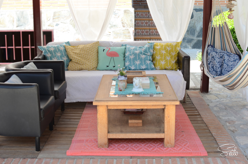 jardín decoración mobiliario