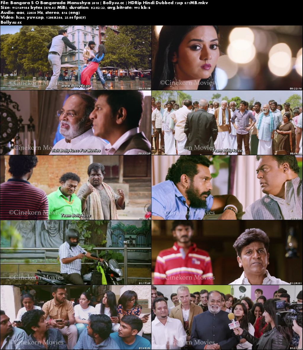 Bangara S/O Bangarada Manushya 2018 HDRip 850MB Hindi Dubbed 720p Download Bangara S/O Bangarada Manushya 2018 HDRip 850MB Hindi Dubbed 720p Download