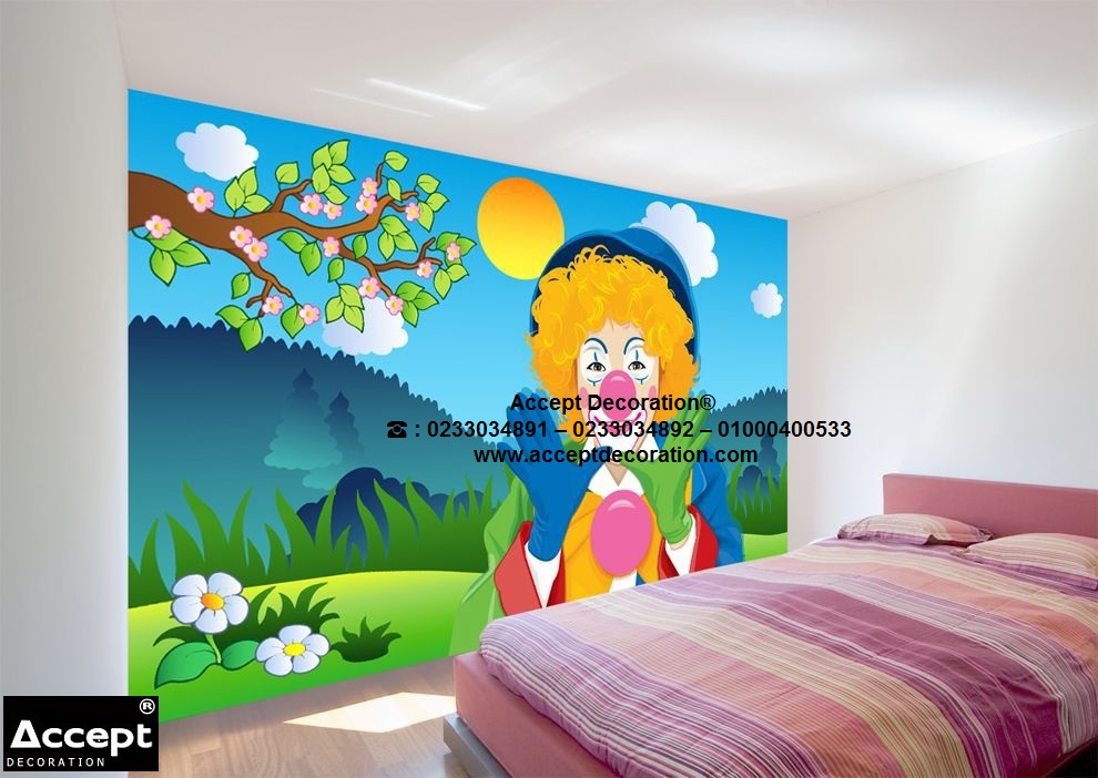 اكسبت ديكوريشن® ورق حائط ثلاثي الابعاد لغرف الاطفال 14