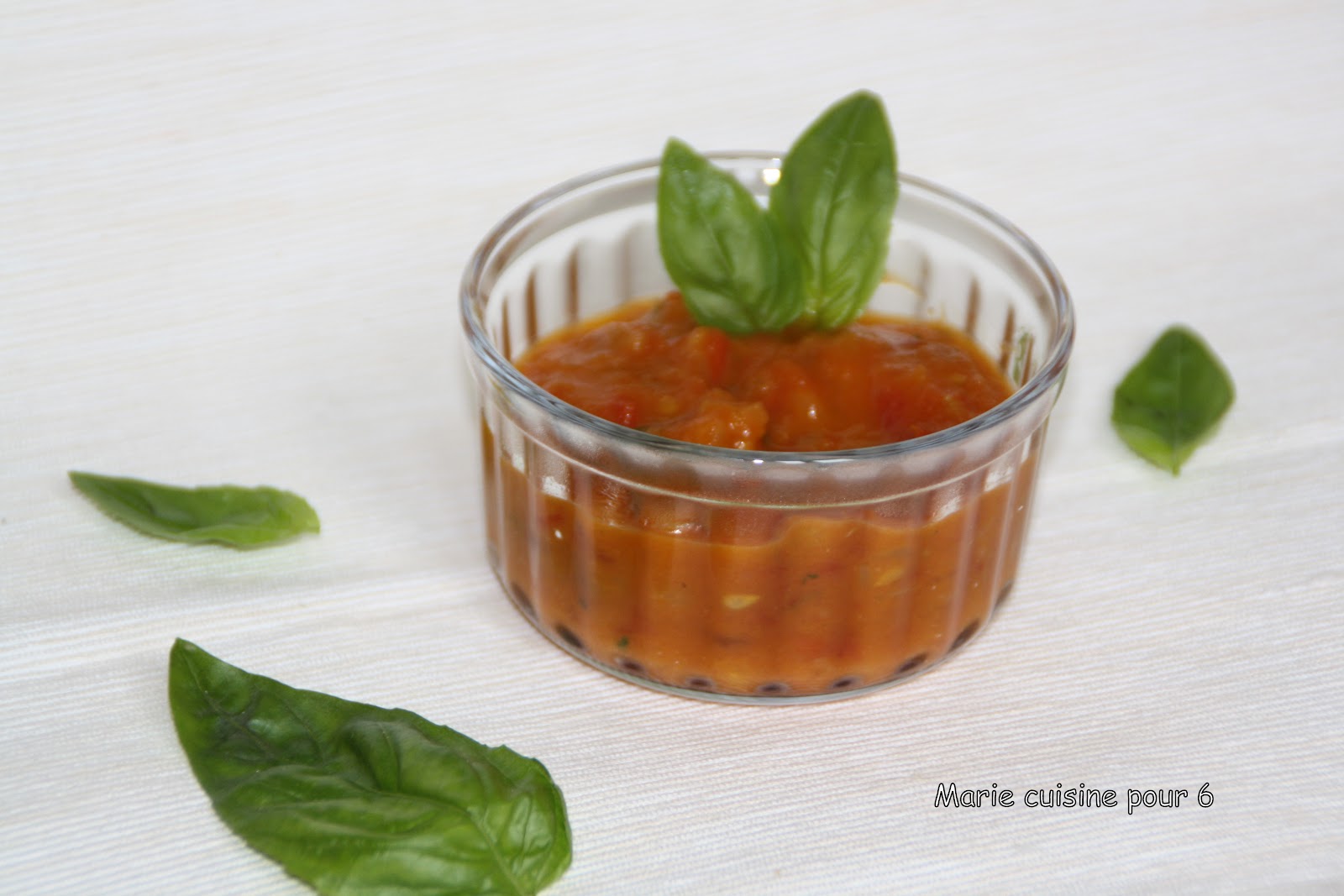 Marie cuisine pour 6 PARCE QU'UNE