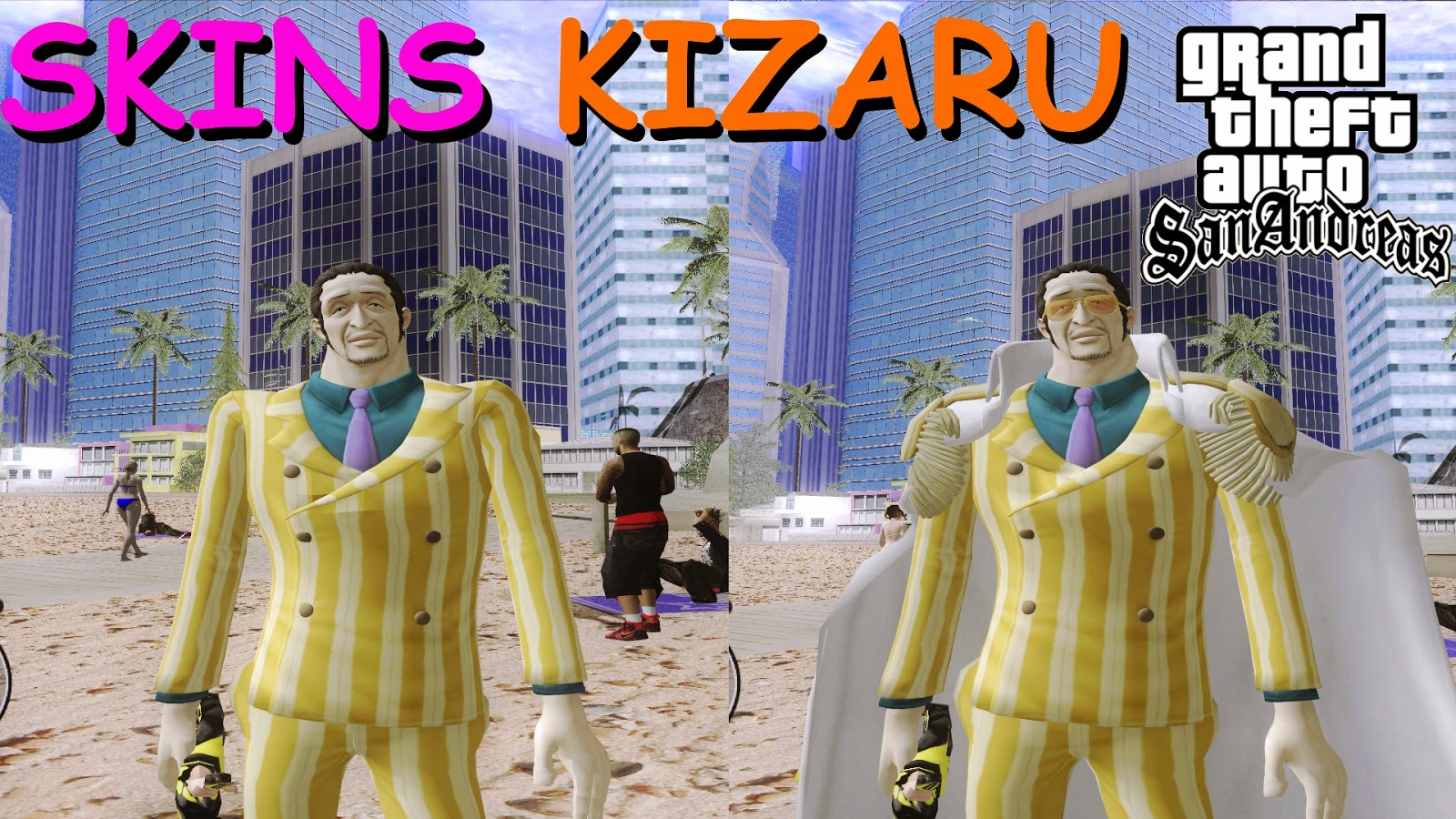 Download Skin Kizaru OnePiece [GTA SA] Needdakun