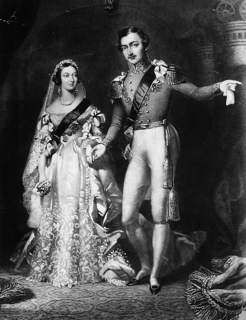 Illustration of Queen Victoria and Prince Albert