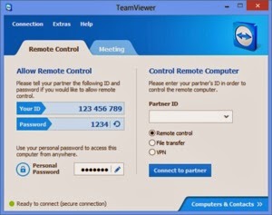 remote control with teamviewer
