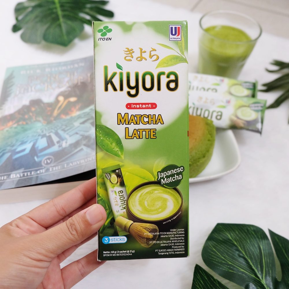 Review Kiyora Matcha Latte Sachet Minuman Green Tea Latte