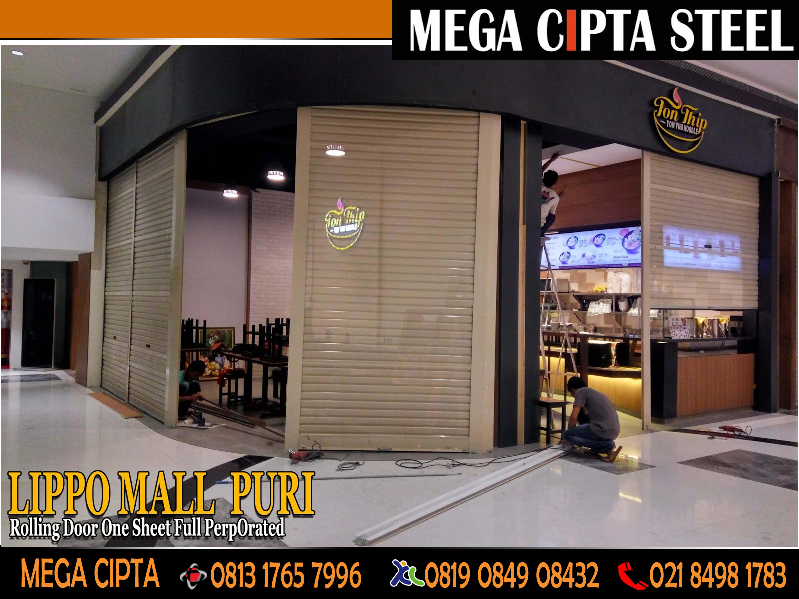 SEKAT RUANG FOLDING DOOR PVC MEGA CIPTA