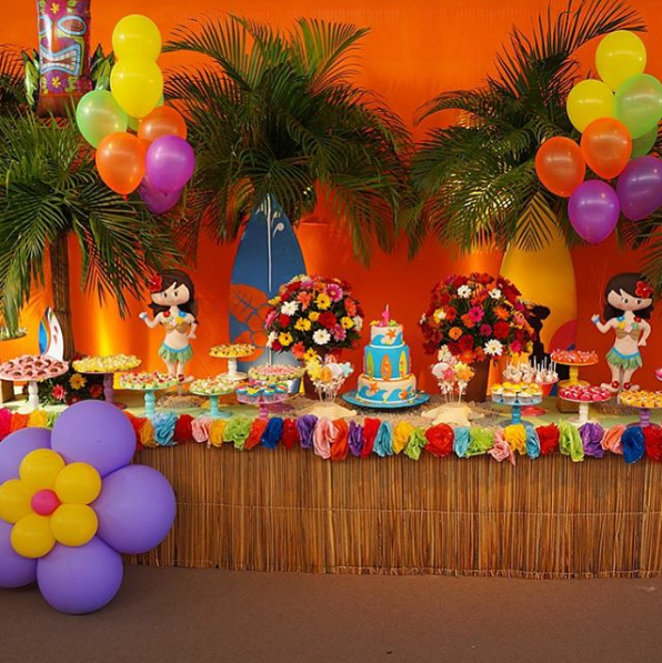 Surrey Adiós Publicación 101 fiestas: Fiesta temática hawaiana