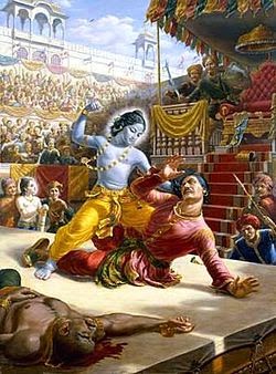 Krishna Kecil Membunuh Kamsa Krishna Kecil Membunuh Kamsa