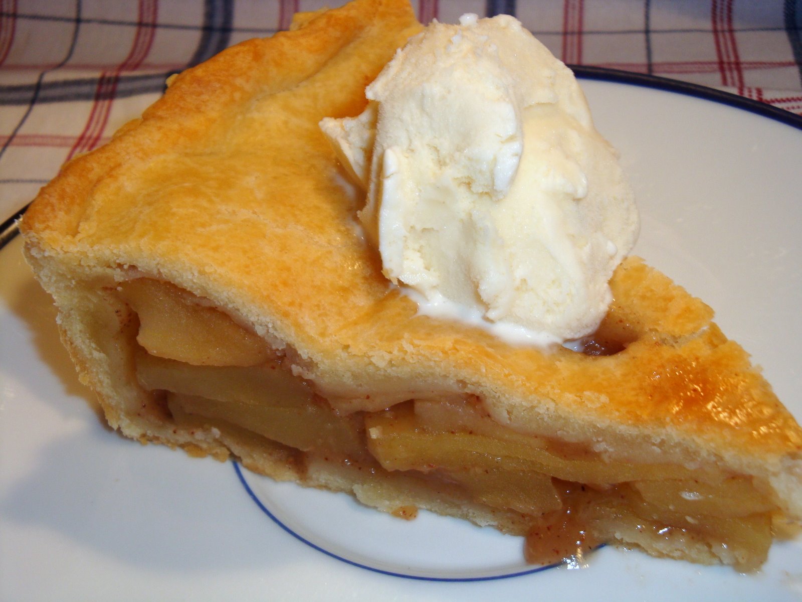 A delicious apple pie