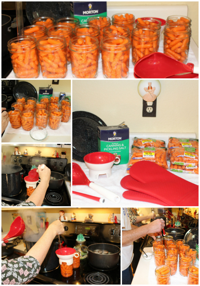 Texas Kirkwoods Canning Carrots!