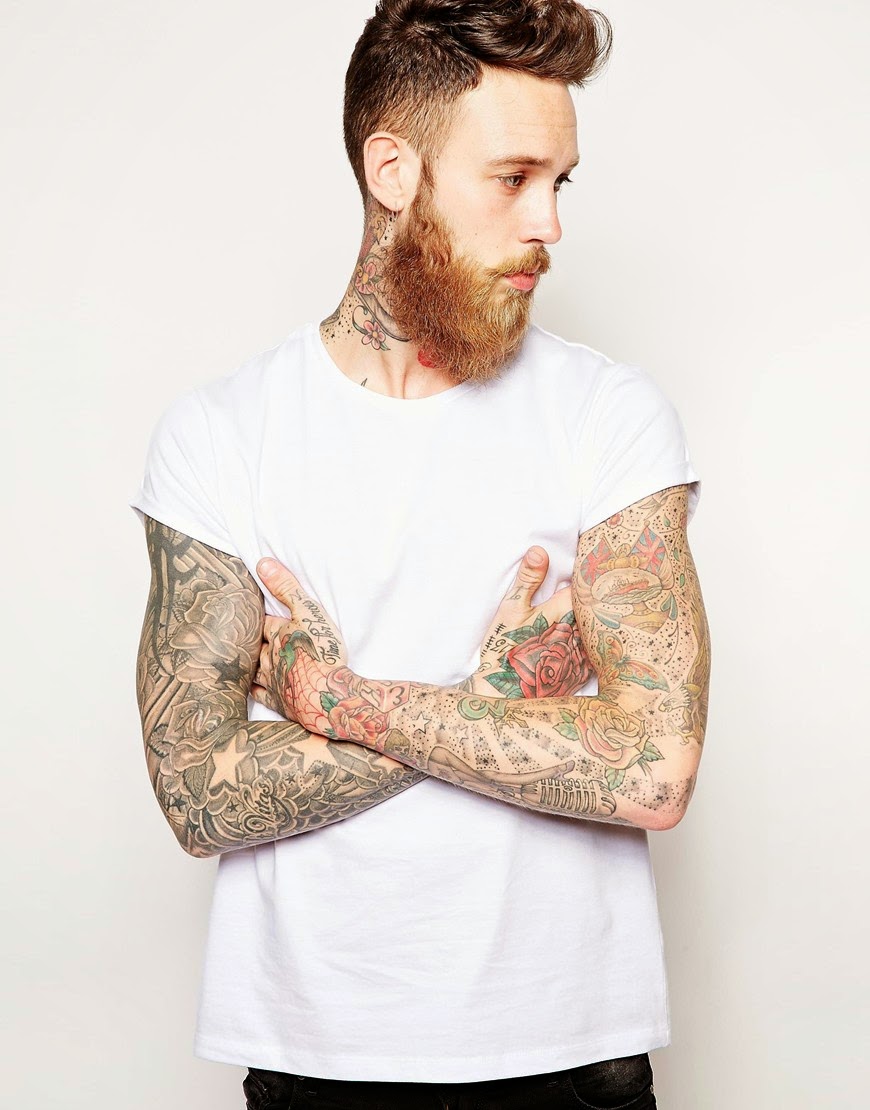 Macho Moda Blog De Moda Masculina Camiseta Com Manga Dobrada