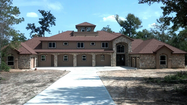 Cupola windows on custom home