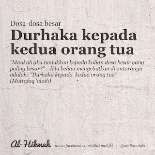 Ilmu Durhaka Kepada Orang Tua