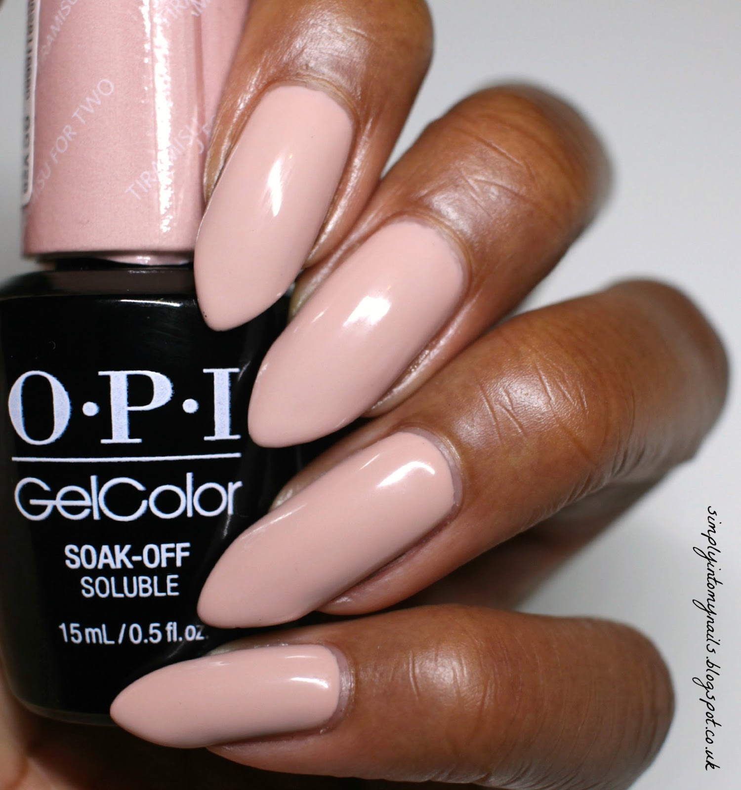 JORD Watch Manicure with OPI GelColor Tiramisu For Two Simply Into My