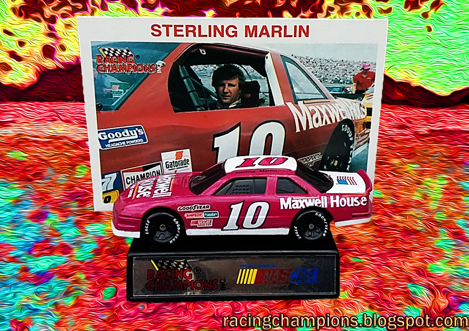 NASCAR Racing Champions Blog Sterling Marlin 10 Maxwell House Chevrolet